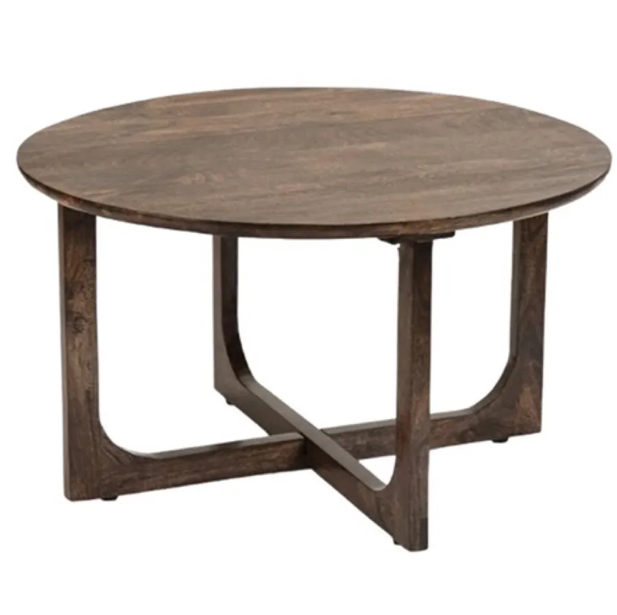 Mango Wood Round Coffee Table