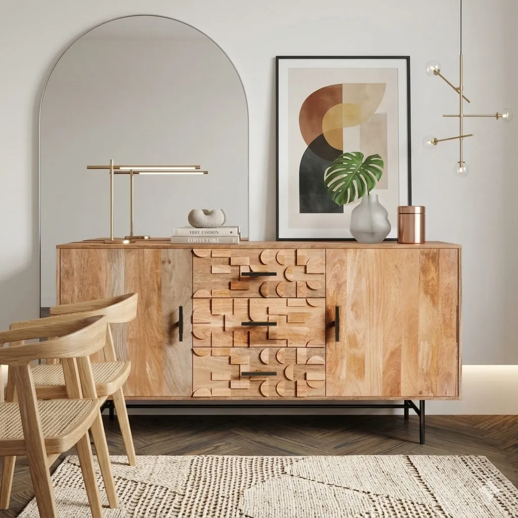 Mango Wood Sideboard